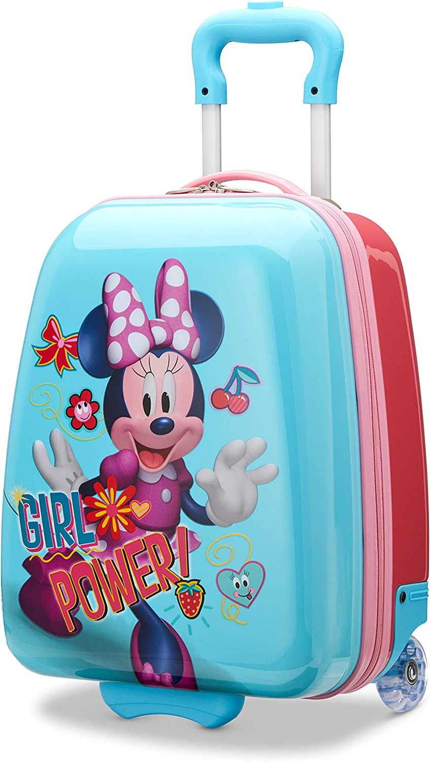 American Tourister Kids' Disney Hardside Upright Luggage, Minnie Mouse 2, Carry-On 16-Inch