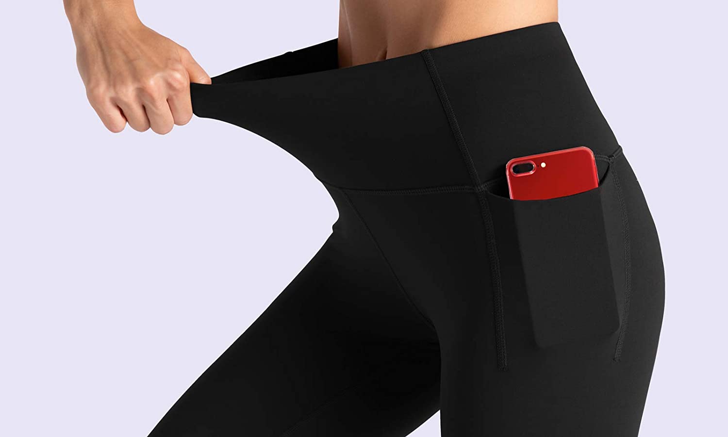 THE GYM PEOPLE Womens' Yoga Pants High Waist with Pocket Tummy Control