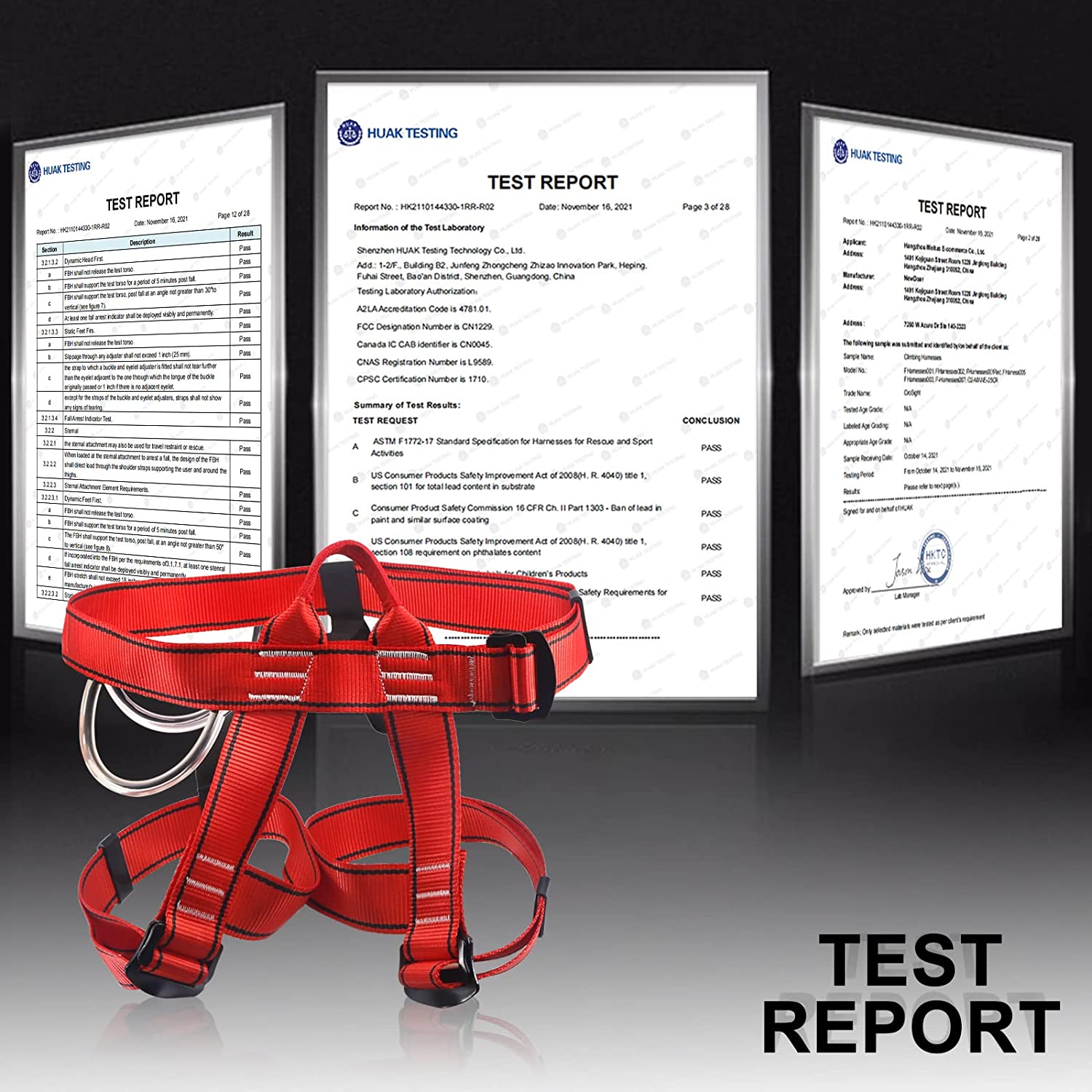 NewDoar Climbing Harness, Mountaineering Rock Climbing Harness, Half Body Harness for Rappelling Fire Rescuing Tree Climbing
