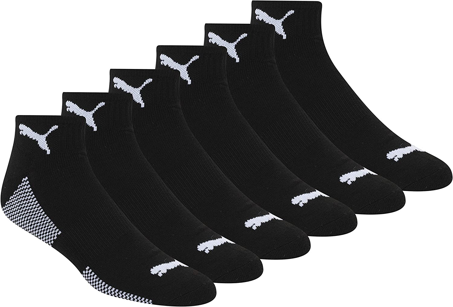 PUMA Men's 6 Pack Quarter Crew Socks
