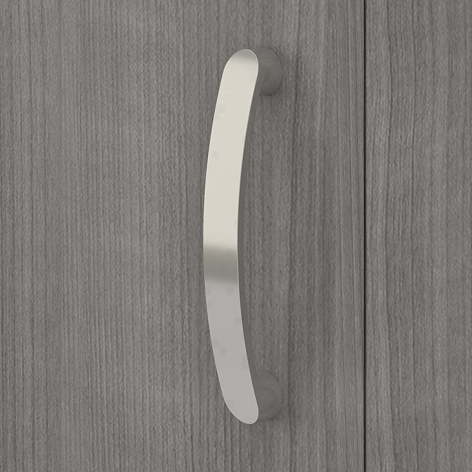 Bush Business Furniture Universal Storage Wall Cabinet with Doors and Shelves, White