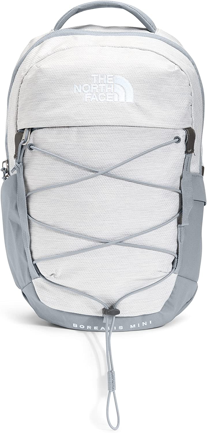 The North Face 10L Mini Borealis Laptop Backpack, TNF White Metallic M鬡nge/Mid Grey, One Size