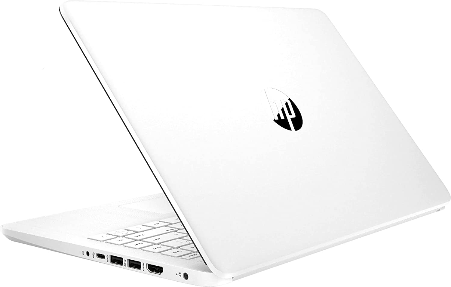 2022 HP Stream 14inch Laptop, Intel Celeron N4020 Dual-Core Processor, 4GB DDR4 Memory,128GB Storage(64GB eMMC+Card),WiFi,Webcam,Bluetooth,1-Year Microsoft 365 Win10 S, Snow White | NoCo Bundle