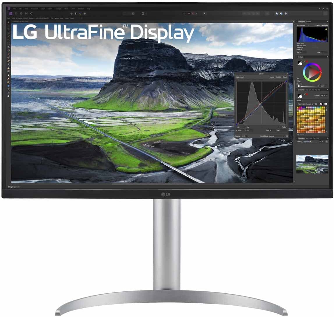 LG 27" Ultrafine? UHD 4K Nano IPS Black VESA DisplayHDR 400 Monitor with USB Type-C?