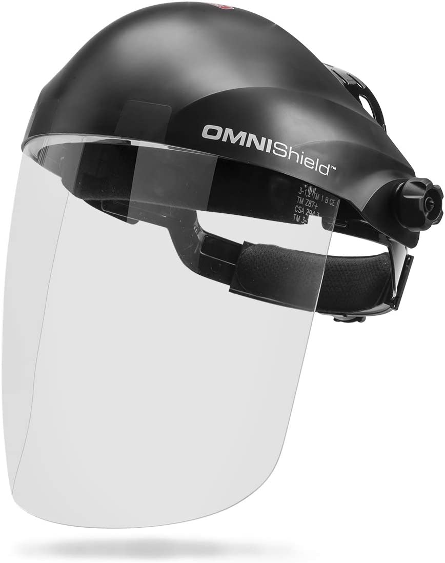 Lincoln Electric OMNIShield Professional Face Shield - High Density Clear Lens - Premium Headgear - K3750-1