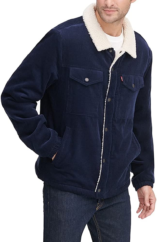 Levi's Men's Corduroy Sherpa Trucker Jacket