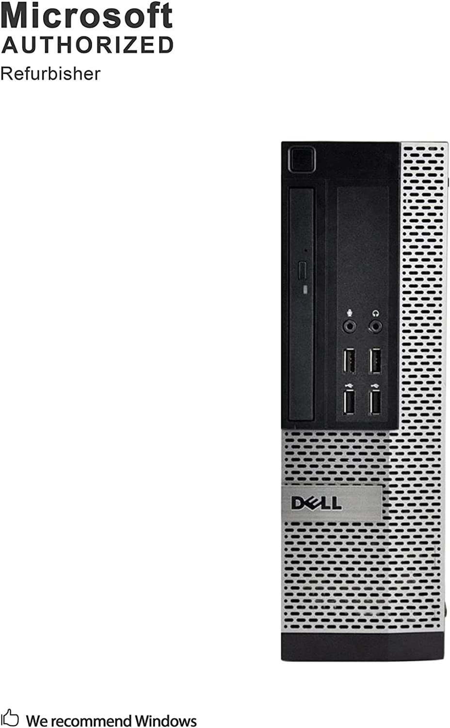 Dell Optiplex 9020 Small Form Factor Desktop with Intel Core i7-4770 Upto 3.9GHz, HD Graphics 4600 4K Support, 32GB RAM, 1TB SSD, DisplayPort, HDMI, Wi-Fi, Bluetooth - Windows 10 Pro (Renewed)