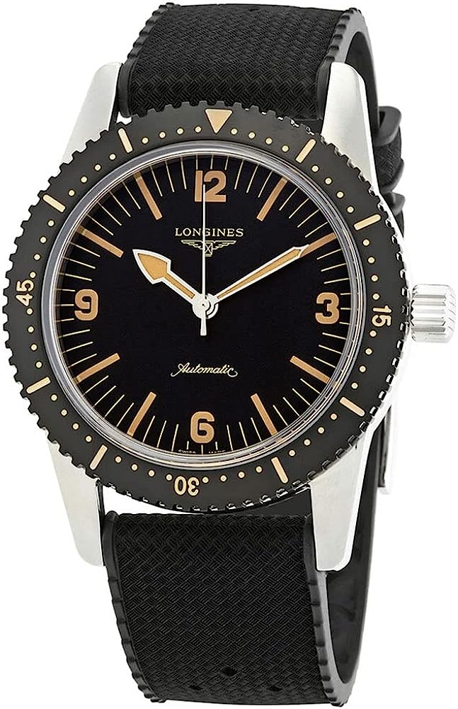 Longines Heritage Automatic Black Dial Men's Watch L2.822.4.56.9