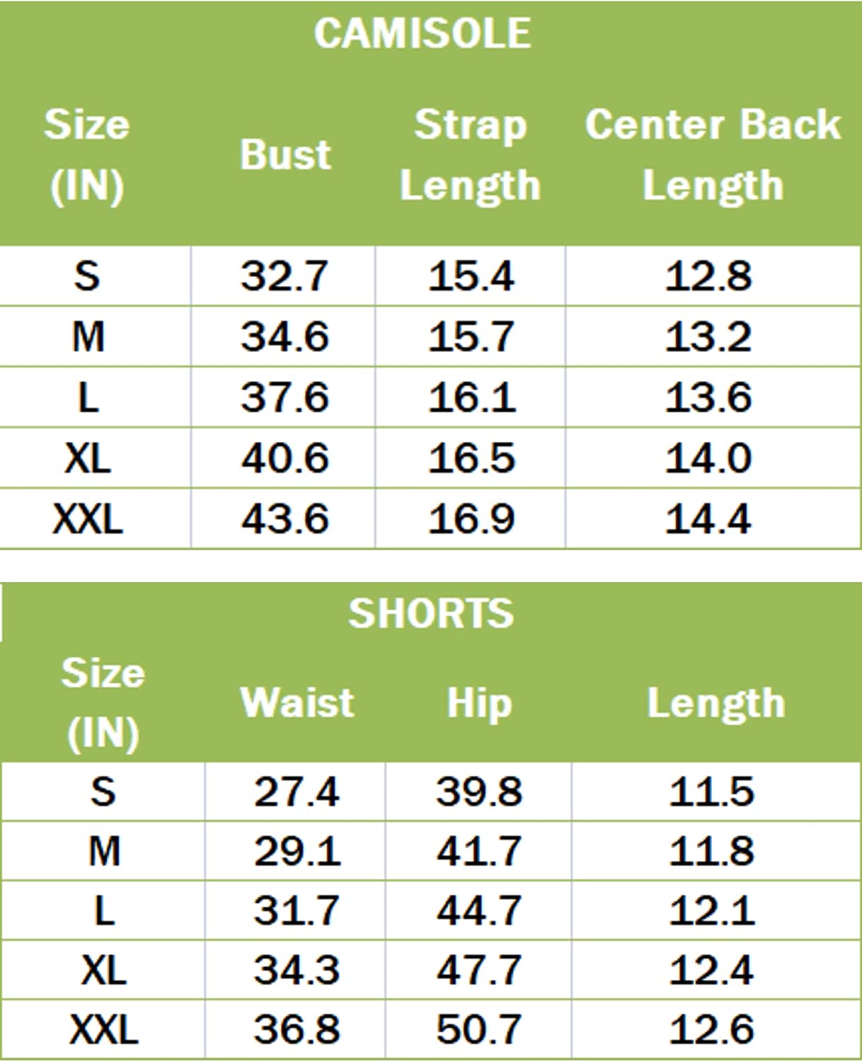 Ekouaer Womens Camisole Set 2 Piece Pajama Set Lingerie Short Sets Print Nightwear Sleepwear S-XXL