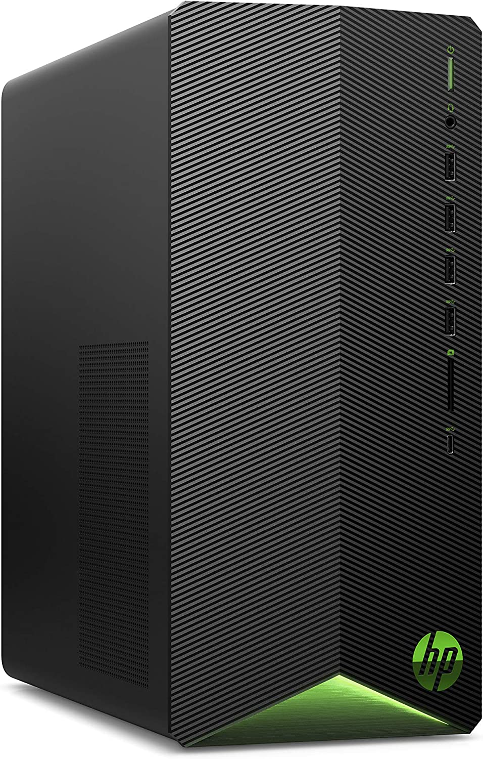 HP Pavilion Gaming Desktop, NVIDIA GeForce GTX 1650, Intel Core i5-10400F, 8 GB DDR4 RAM, 256 GB PCIe NVMe SSD, Windows 11, USB Mouse and Keyboard, Compact Tower Design (TG01-1020, 2020)