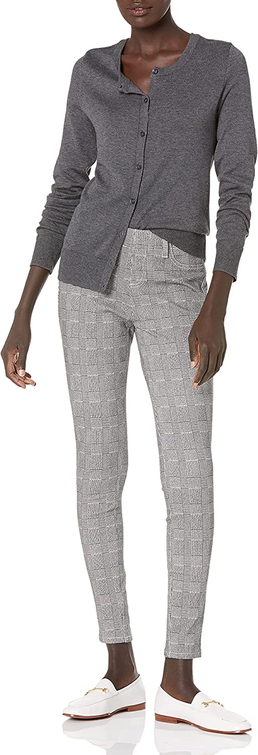 Amazon Essentials Women&#39;s Lightweight Crewneck Cardigan Sweater (Available in Plus Size)