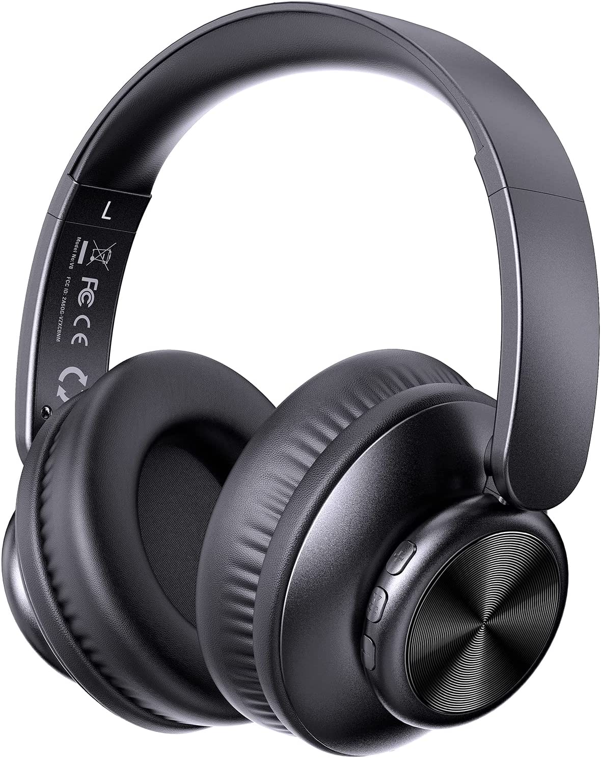 V8 Wireless Bluetooth Headphones Over Ear, 80 Hours Playtime Wireless Headphones with Deep Bass,Lightweight Foldable Headphones Built-in Mic,HiFi Stereo Sound for Travel Work Laptop PC Cellphone