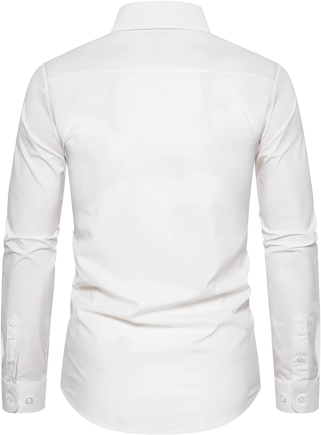 BORBOON Men's Dress Shirts Long Sleeve Shirt Men Casual Business Formal Button-Down Dress Shirt