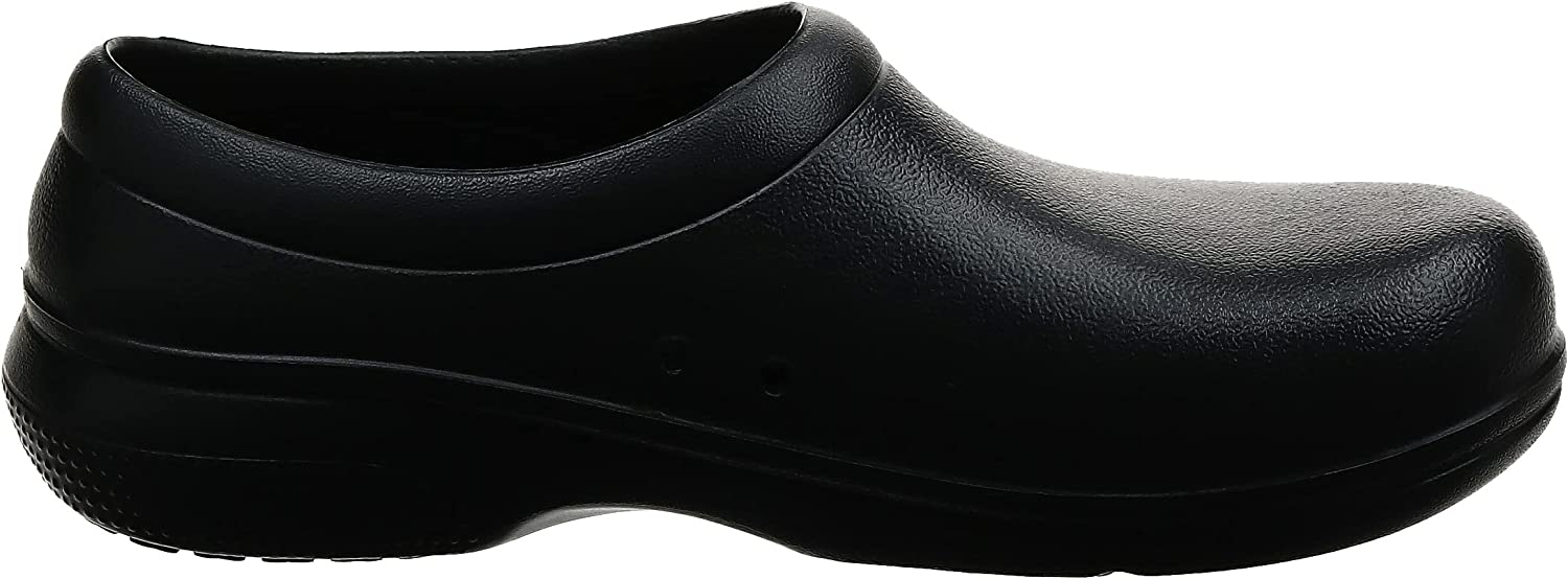 Crocs Unisex-Adult Men&#39;s and Women&#39;s on The Clock Clog | Slip Resistant Work Shoes