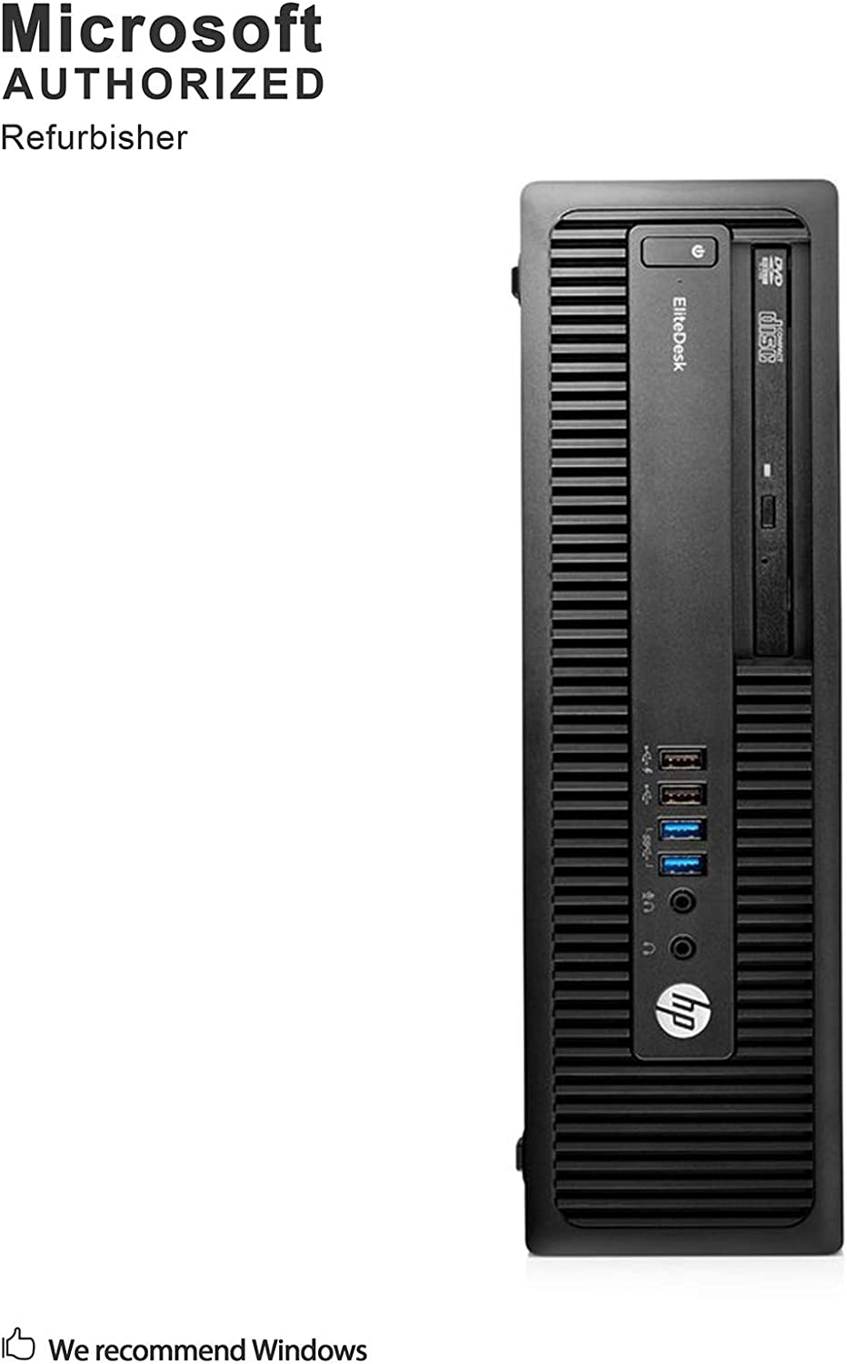 HP EliteDesk 800 G2 Business Desktop, Intel Core i7 6700 3.4Ghz, 32GB DDR4 RAM, 1TB SSD Hard Drive, Windows 10 (Renewed)