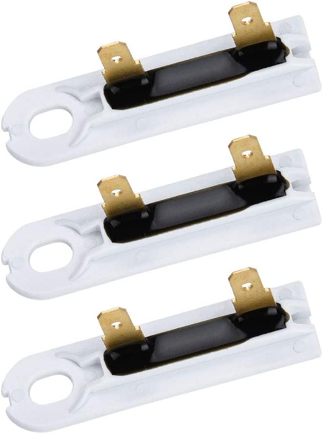 3392519 Dryer Thermal Fuse (3 Pack) Replacement for Whirlpool WP3392519 Replaces Part # AP6008325 3388651 694511