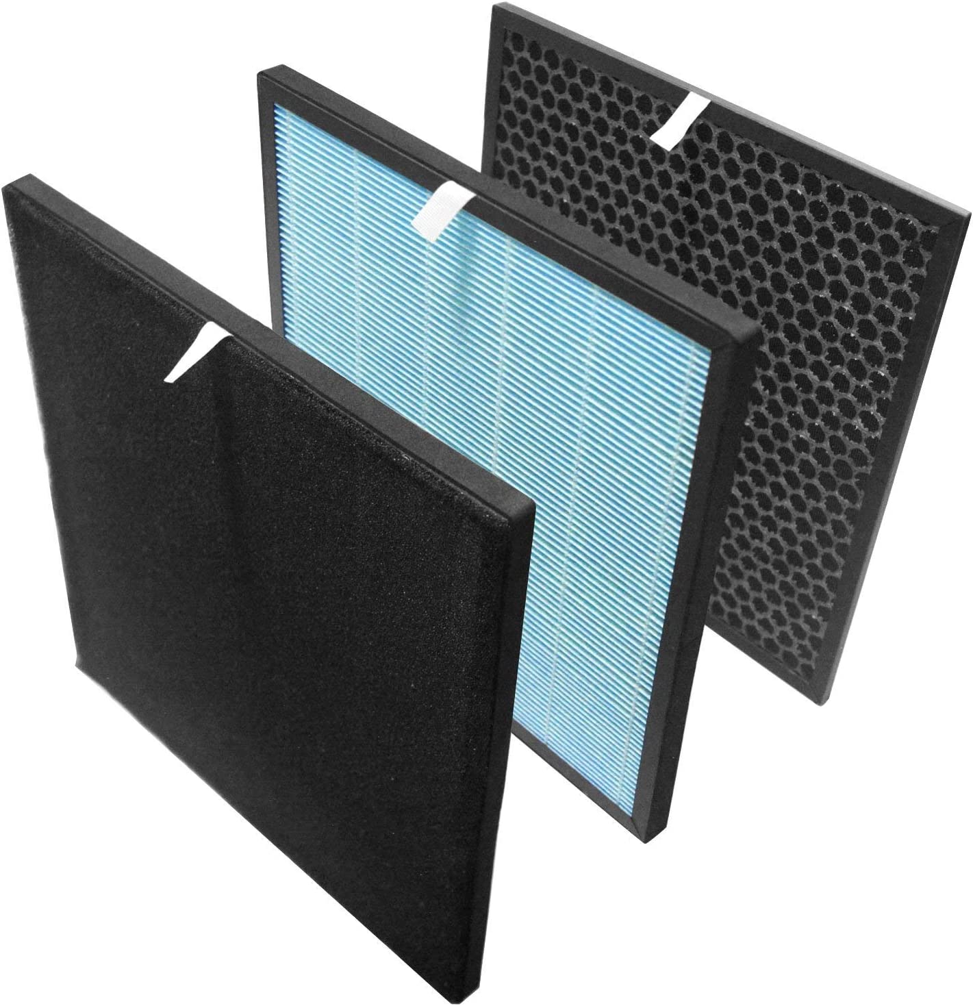 Okaysou Air Purifier Replacement Filter for AirMax 10L Pro, High-Efficiency H13 True HEPA Filtration System with Activited Carbon Pre Filter Set, 5-Stage Air Purifier Filter for Smoke Dander