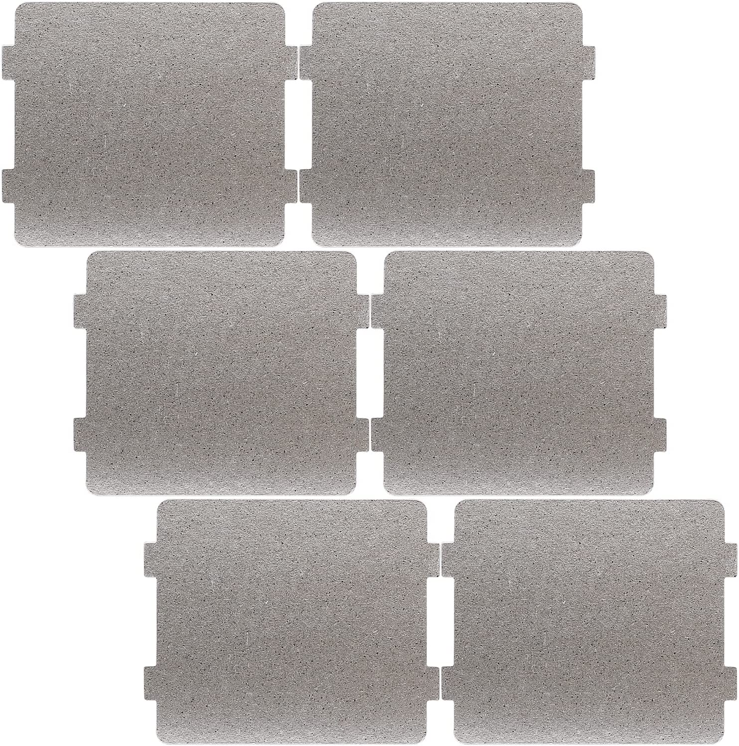 6 PCS Waveguide Cover Magnetron Cover for Microwave Oven Repairing Replacement Parts Accessories (108 mm x 99 mm)