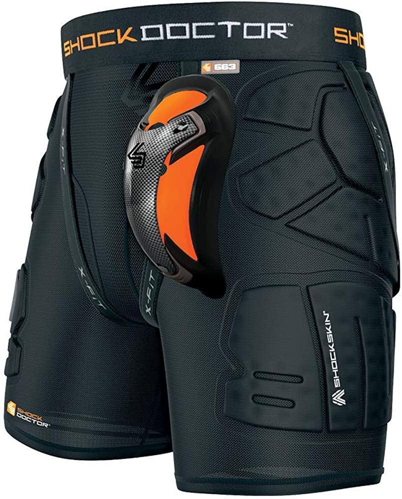 Shock Doctor Men's Impact Shorts with Carbon Cup