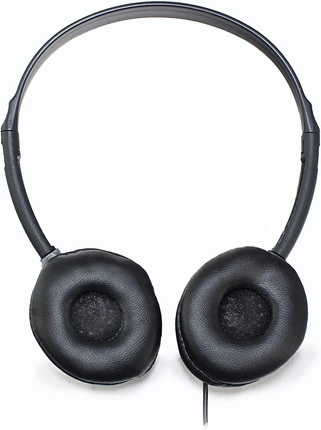 Soundnetic SN-313 25 Pack Classroom Over The Head Stereo Low Cost Headphones with Leatherette Earpads…