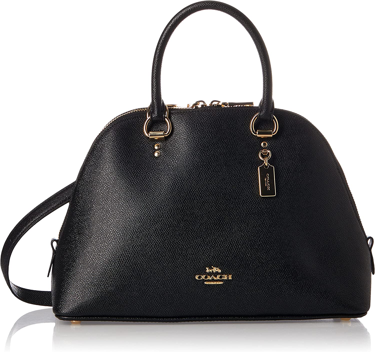 Coach Katy Satchel In Signature Canvas