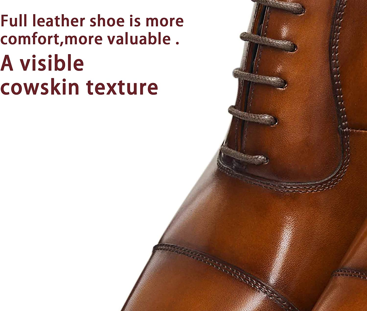 Men’s Dress Oxford Formal Shoes LeatherBusiness Shoes for Men